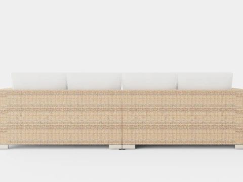 Bahamas Lounge Group 3D Model