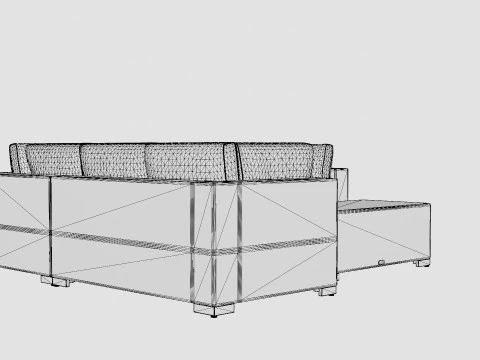 Bahamas Lounge Group 3D Model