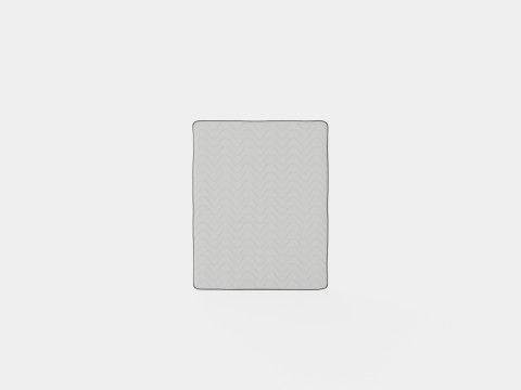 Bed Mattress Cold Foam Model 3D