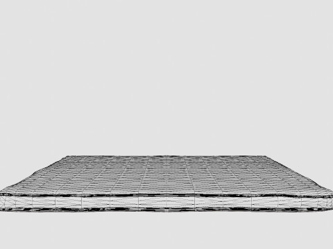 Bed Mattress Cold Foam Model 3D