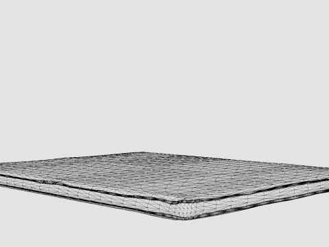 Bed Mattress Cold Foam Model 3D