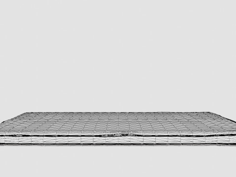 Bed Mattress Cold Foam Model 3D