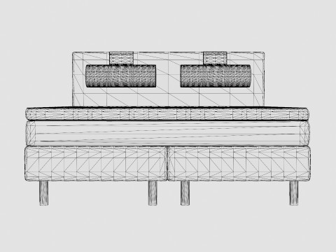Belinda Continental Bed Modelo 3D