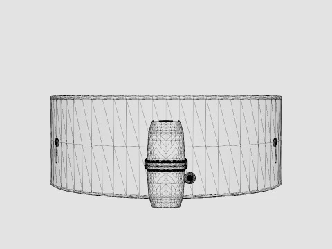 Bestway Helsinki Airjet Spa Modelo 3D