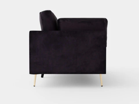 Bloom Velvet Sofa 3 Seater 3D Model