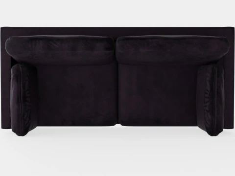 Bloom Velvet Sofa 3 Seater 3D Model