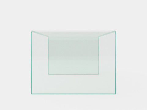Bonisiolo Coffee Table Glass Modelo 3D