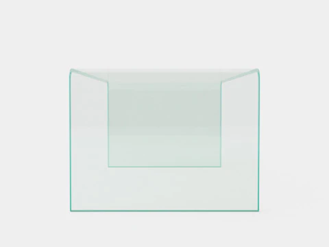 Bonisiolo Coffee Table Glass 3D Model