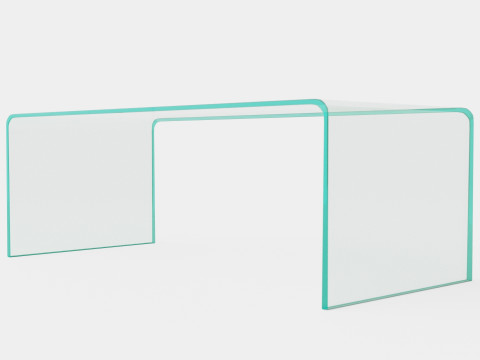 Bonisiolo Coffee Table Glass Modelo 3D
