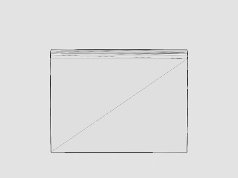 Bonisiolo Coffee Table Glass Modelo 3D