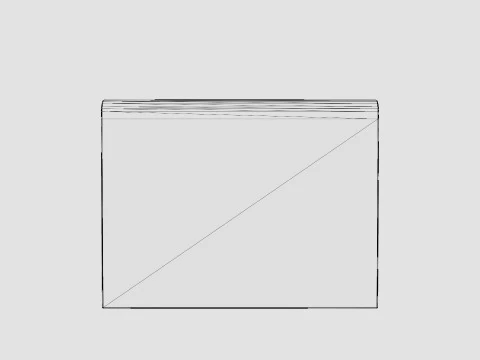 Bonisiolo Coffee Table Glass 3D Model