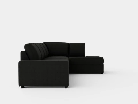 Boss 4 Seater Sofa With Chaise Lounge Right Anthracite 3D Model