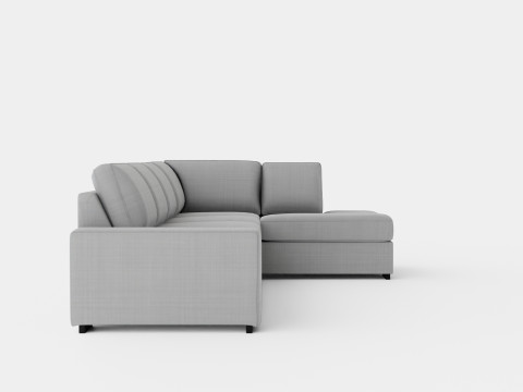 Boss 4 Seater Sofa With Chaise Lounge Right Light Gray 3D Модель