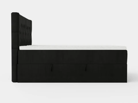 Boxy Box Bed Black 3D Model