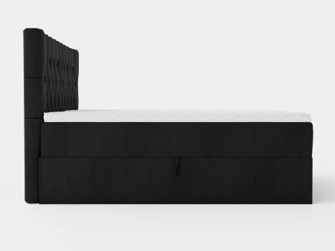 Boxy Box Bed Black 3D Model