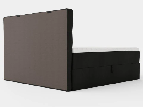 Boxy Box Bed Black 3D Model