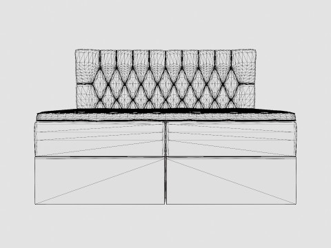 Boxy Complete Bed Package Box Bed Response 3D Model