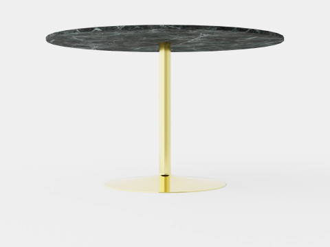 Capri Dining Table Around Marble 3Dモデル