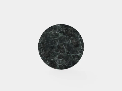 Capri Dining Table Around Marble 3D Model
