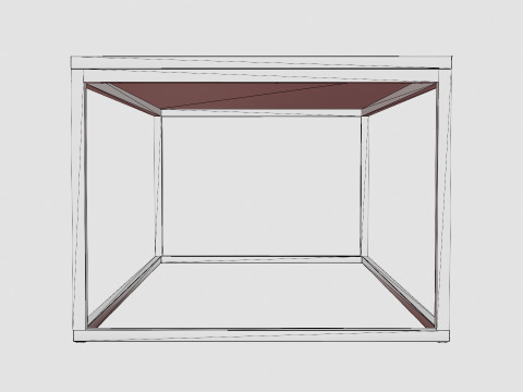 Carrie Coffee Table Marble Black Modelo 3D