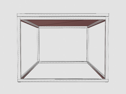 Carrie Coffee Table Marble White 3D 모델