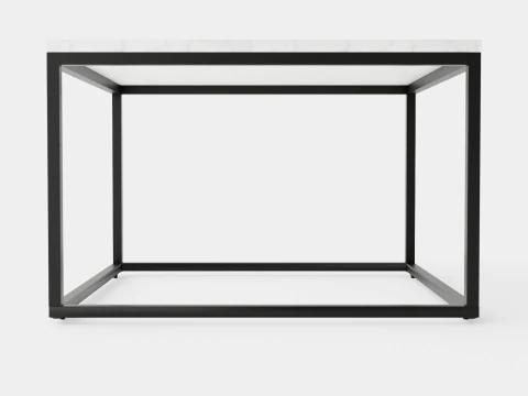 Carrie Coffee Table Marble 3D Model