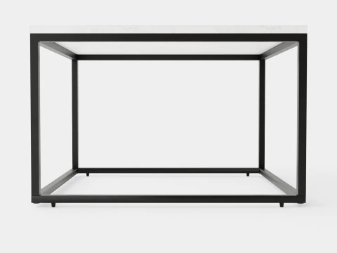 Carrie Coffee Table Marble 3D Model