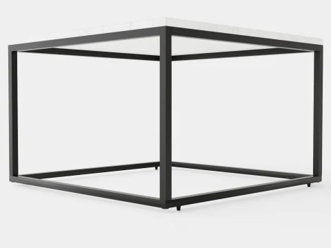 Carrie Coffee Table Marble 3D Model