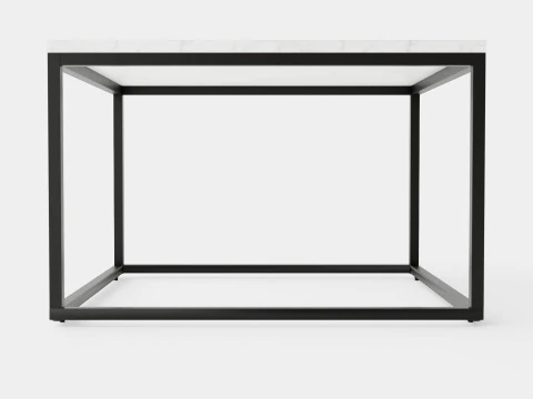 Carrie Coffee Table Marble 3D Model