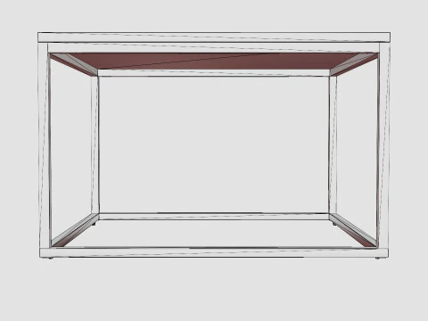 Carrie Coffee Table Marble 3D Model