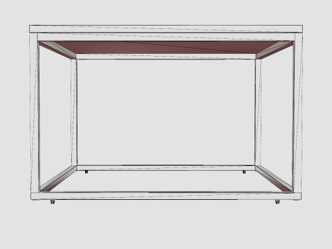 Carrie Coffee Table Marble 3D मॉडल