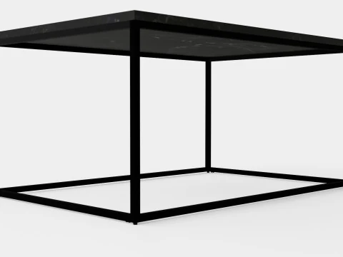 캐리 커피 테이블 대리석 3D 모델