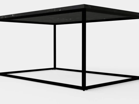 Carrie Coffee Table Marble 3D Model