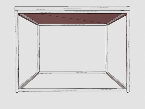 Carrie Coffee Table Marble 3D Model
