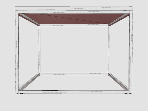 Carrie Coffee Table Marble 3D Model