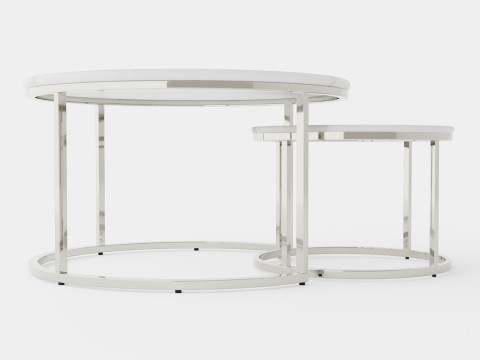Carrie Set Table Round 3D मॉडल