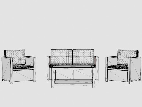 Castell Sofa Group 3D Model