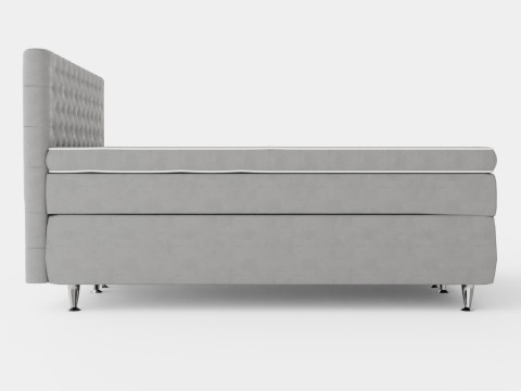Celine Bed Package Gray Velvet Modèle 3D