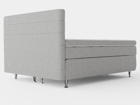 Celine Bed Package Gray Velvet Modèle 3D