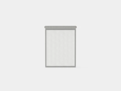 Celine Bed Package Gray Velvet 3D Model