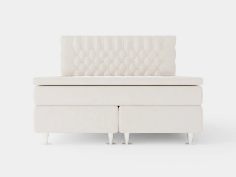 Celine Complete Bed Package Velvet Beige 3D Model