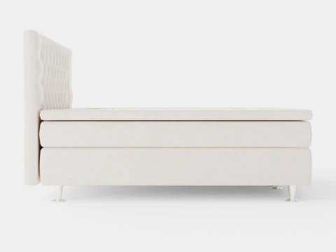 Celine Complete Bed Package Velvet Beige 3D Model