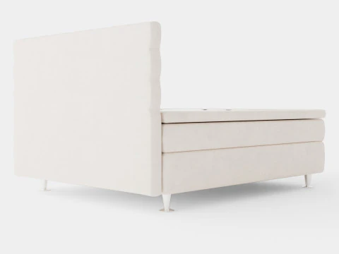Celine Complete Bed Package Velvet Beige 3D Model