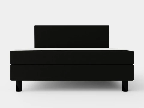 Charm Complete Bed Package Black 3D Model