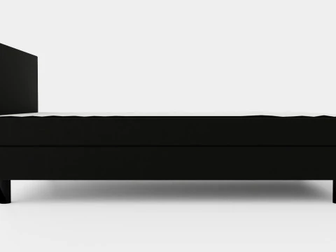 Charm Complete Bed Package Black 3D Model