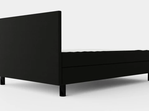 Charm Complete Bed Package Black 3D Model