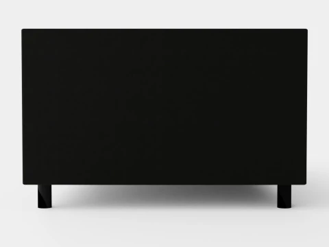 Charm Complete Bed Package Black 3D Model