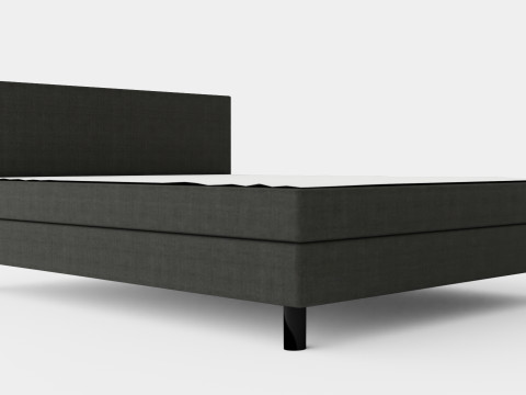 Charm Complete Bed Package Dark Gray 3D Model