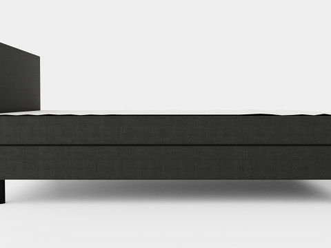 Charm Complete Bed Package Dark Gray 3D Модель