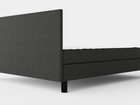 Charm Complete Bed Package Dark Gray 3D Модель